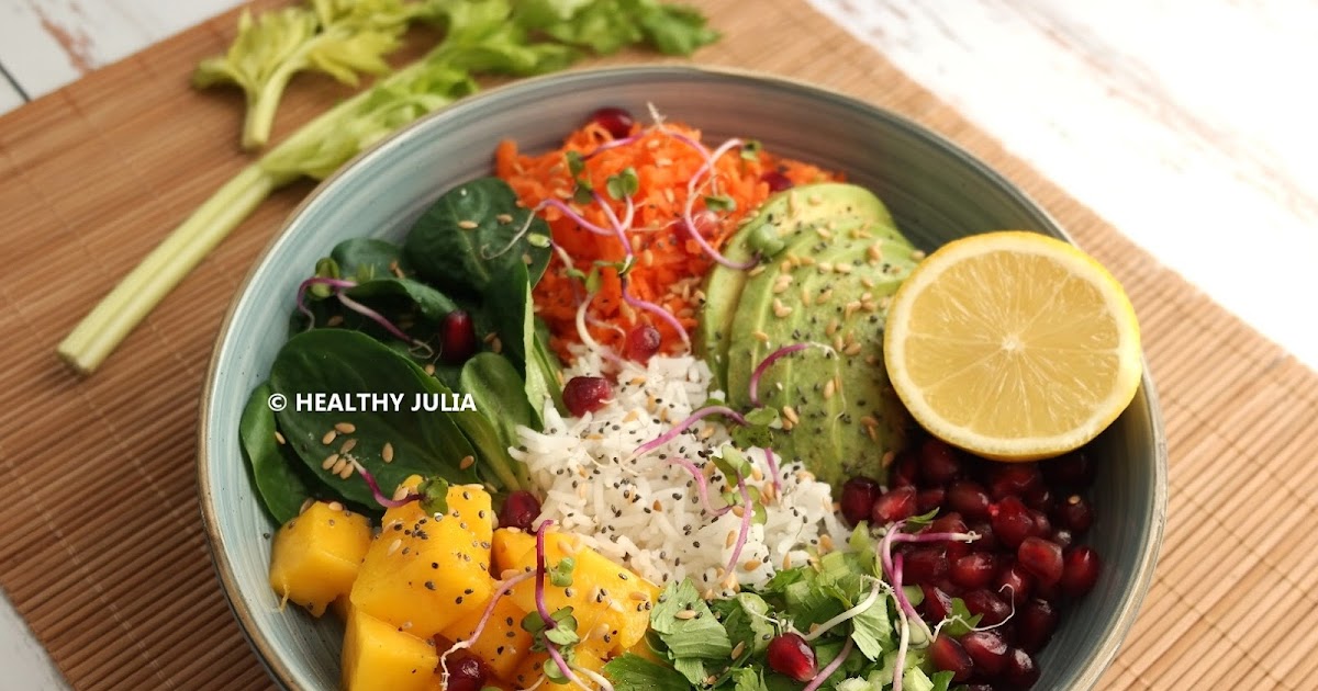 BOWL D'HIVER AU RIZ, LÉGUMES ET FRUITS 