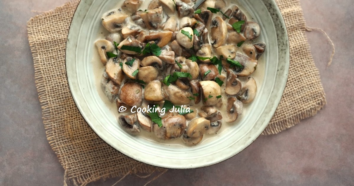 CHAMPIGNONS AU BOURSIN