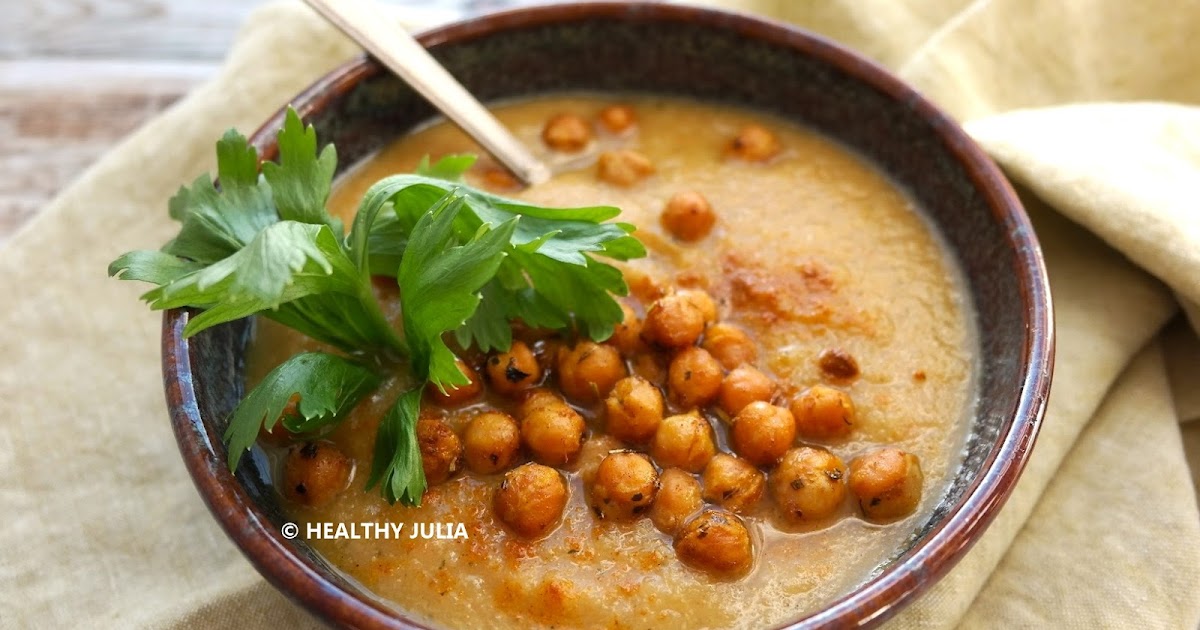 VELOUTÉ FAÇON COUSCOUS ET POIS CHICHES RÔTIS