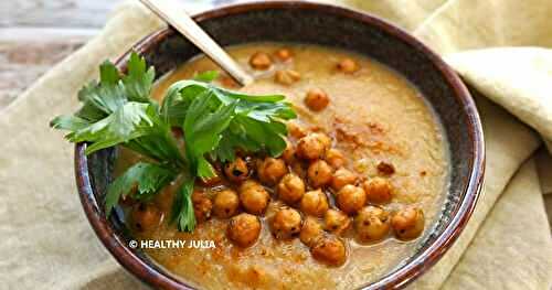 VELOUTÉ FAÇON COUSCOUS ET POIS CHICHES RÔTIS