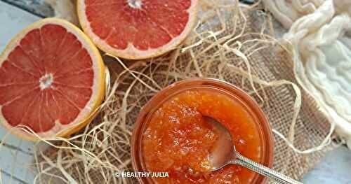 CONFITURE DE PAMPLEMOUSSE AU CITRON