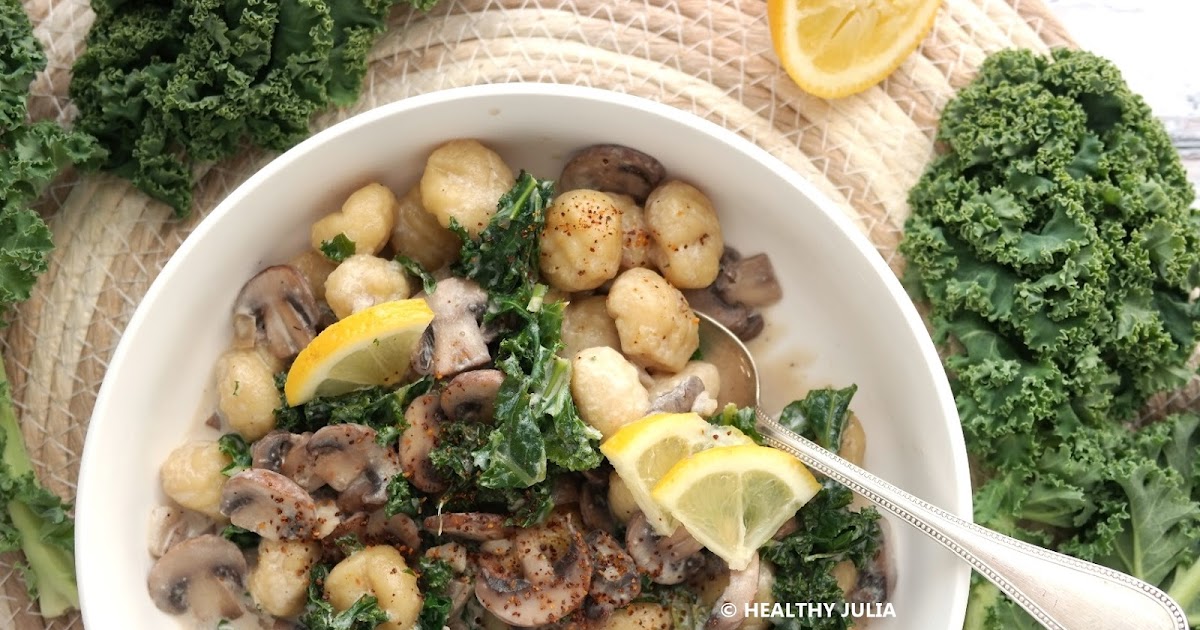 RAGOÛT DE GNOCCHI AUX CHAMPIGNONS ET KALE