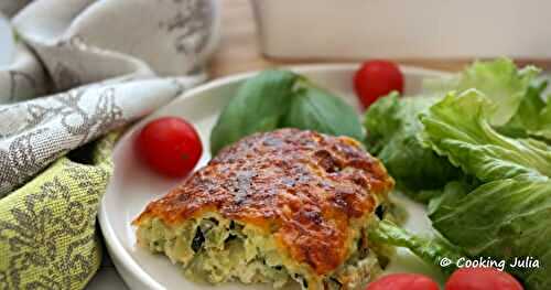 GRATIN DE COURGETTES RÂPEES AU CHEDDAR