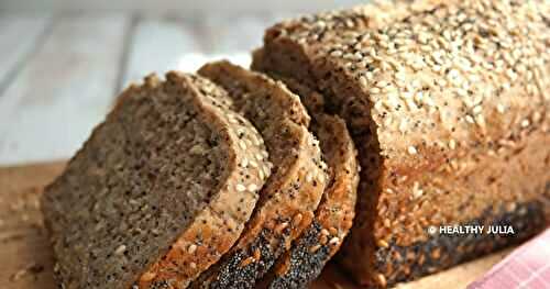 PAIN MOELLEUX AUX TROIS GRAINES (SANS PÉTRISSAGE)