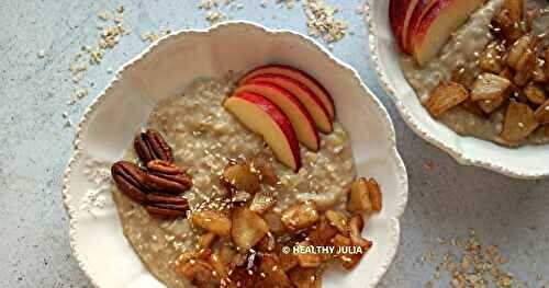 PORRIDGE AVOINE ET POMMES CARAMÉLISÉES