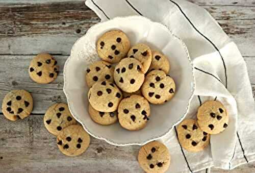 Biscuits amande et pépites de chocolat