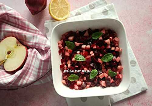 Salade de betterave à la pomme