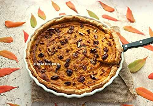Quiche aux légumes d’automne rôtis