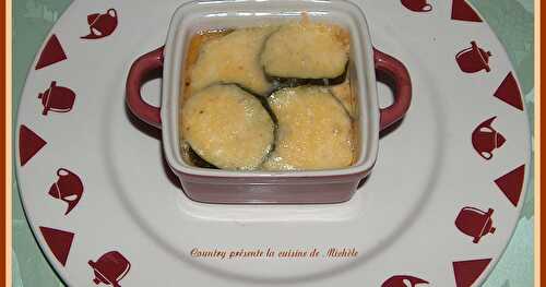 Gratin de courgettes et viande hâchée