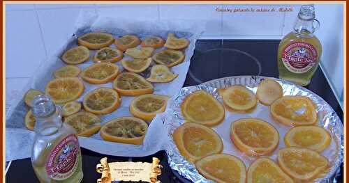 Oranges confites en tranches