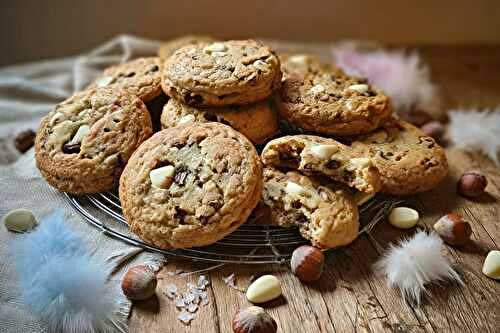 Cookies au chocolat blanc et noisettes torréfiées
