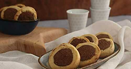 Biscuits sablés bicolores cacao-cannelle