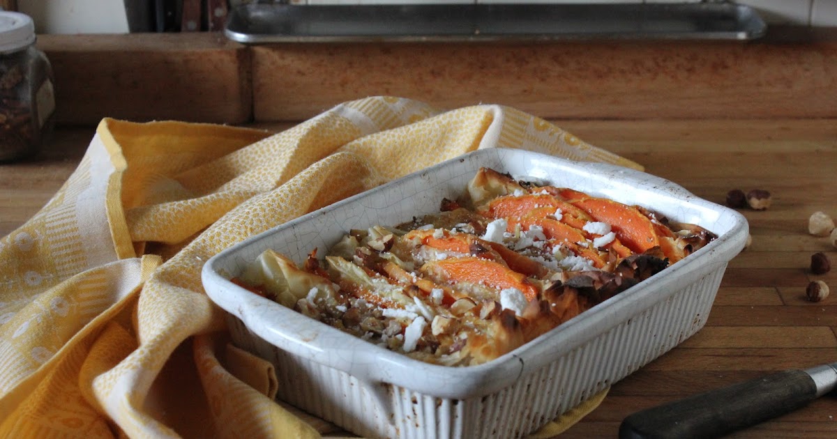 Crinkle cake butternut, noisette et feta