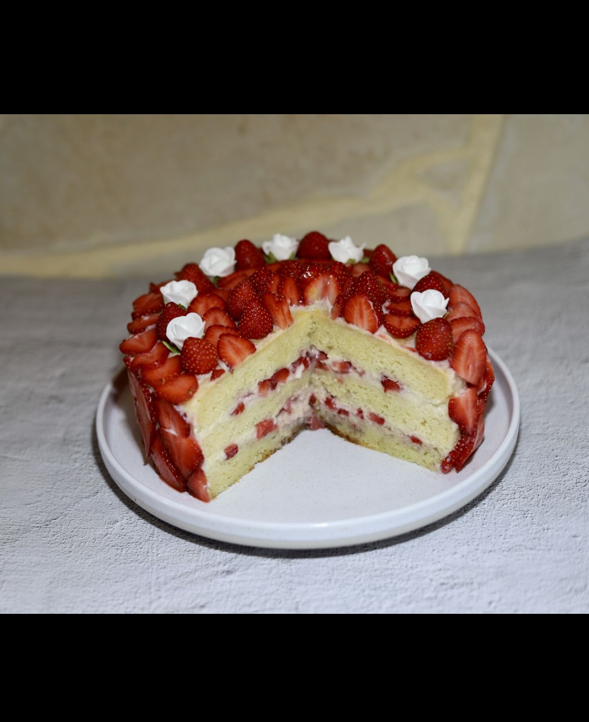 Layer Cake aux Fraises