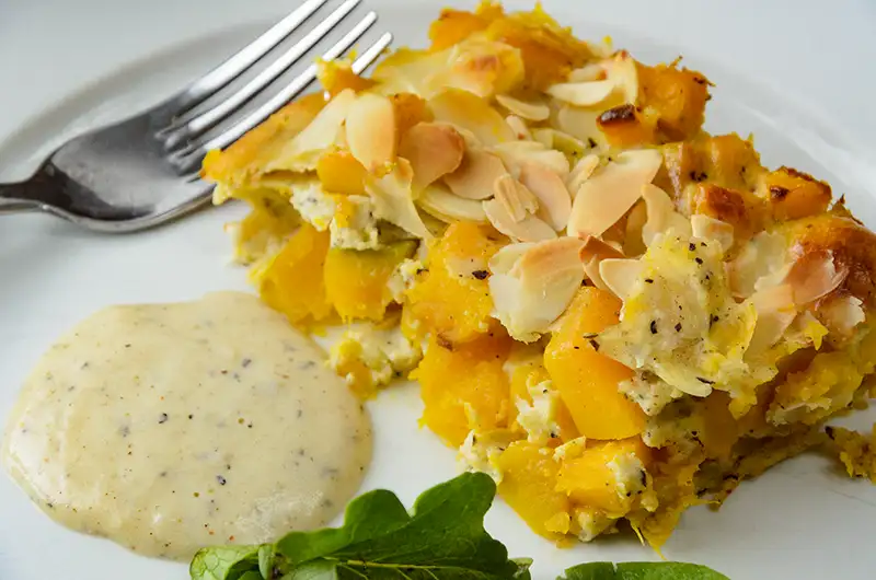 Gratin de courge bernettine à la béchamel