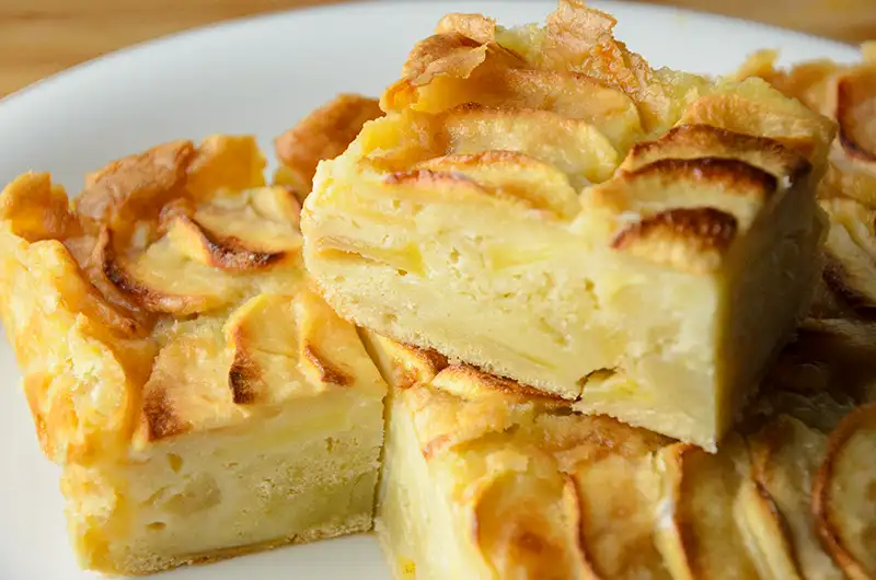 Gâteau aux pommes normand, blé ou sarrasin