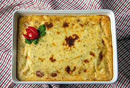 Clafoutis salé aux tomates cerises