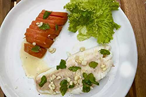 Filets de rascasse au beurre à l’ail