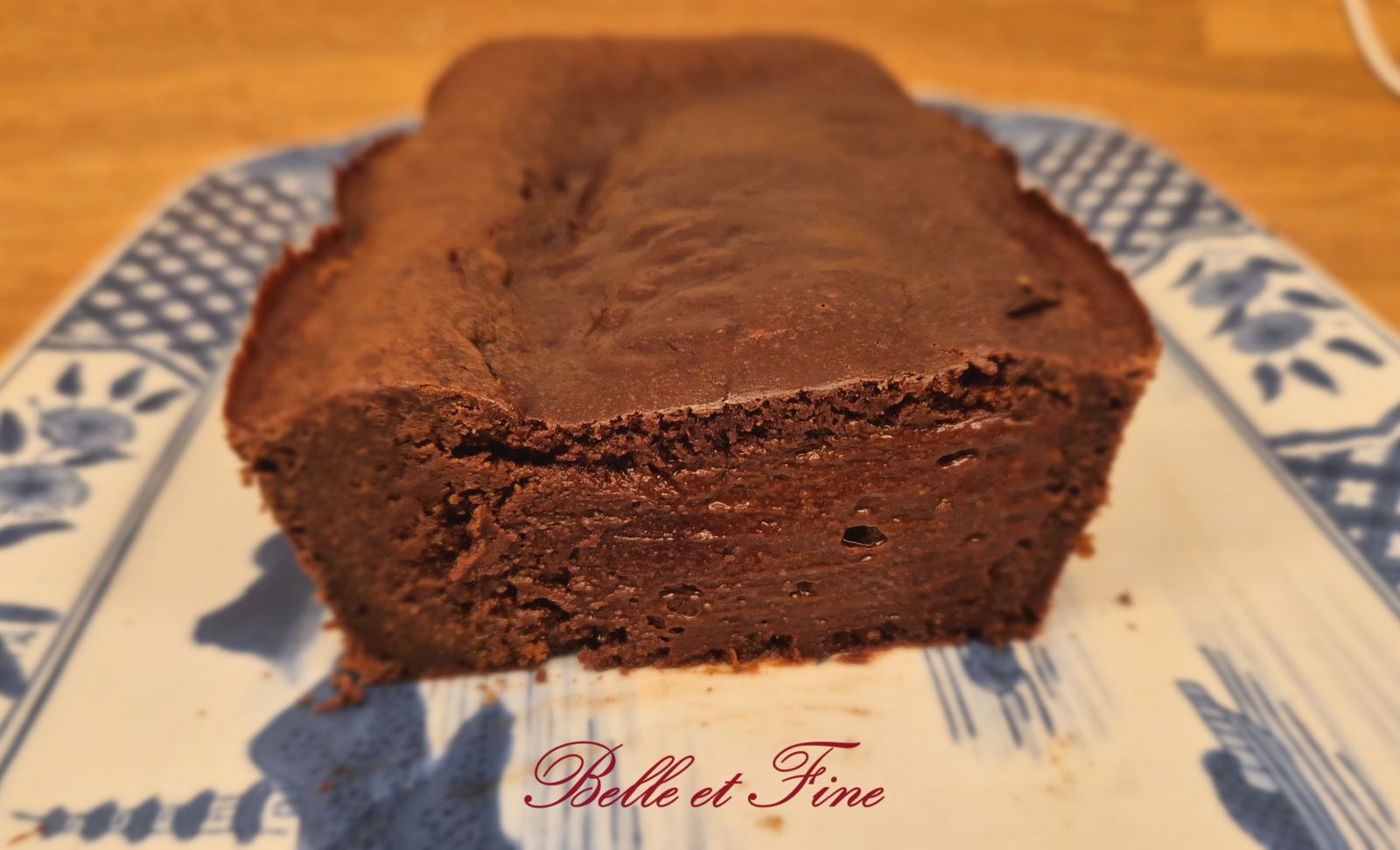 Gâteau au chocolat sans beurre et très peu de sucre