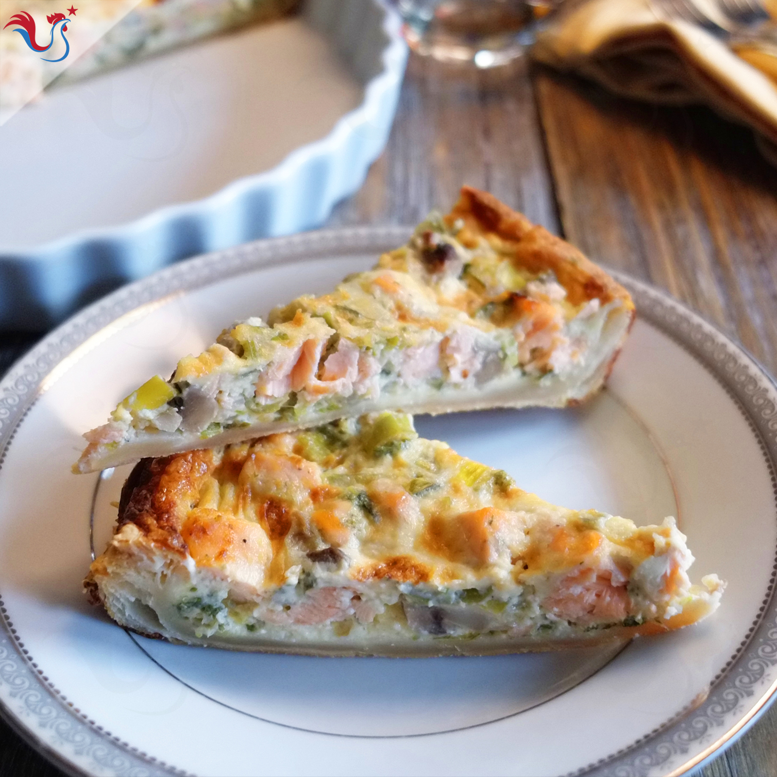 La Quiche Saumon Poireau