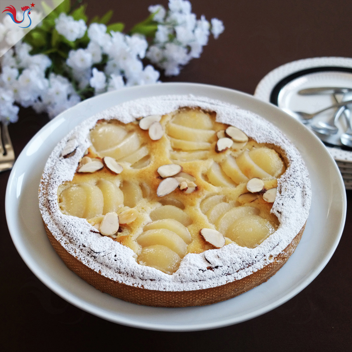 La Tarte Bourdaloue Parfaite (poire amande) de Lenôtre