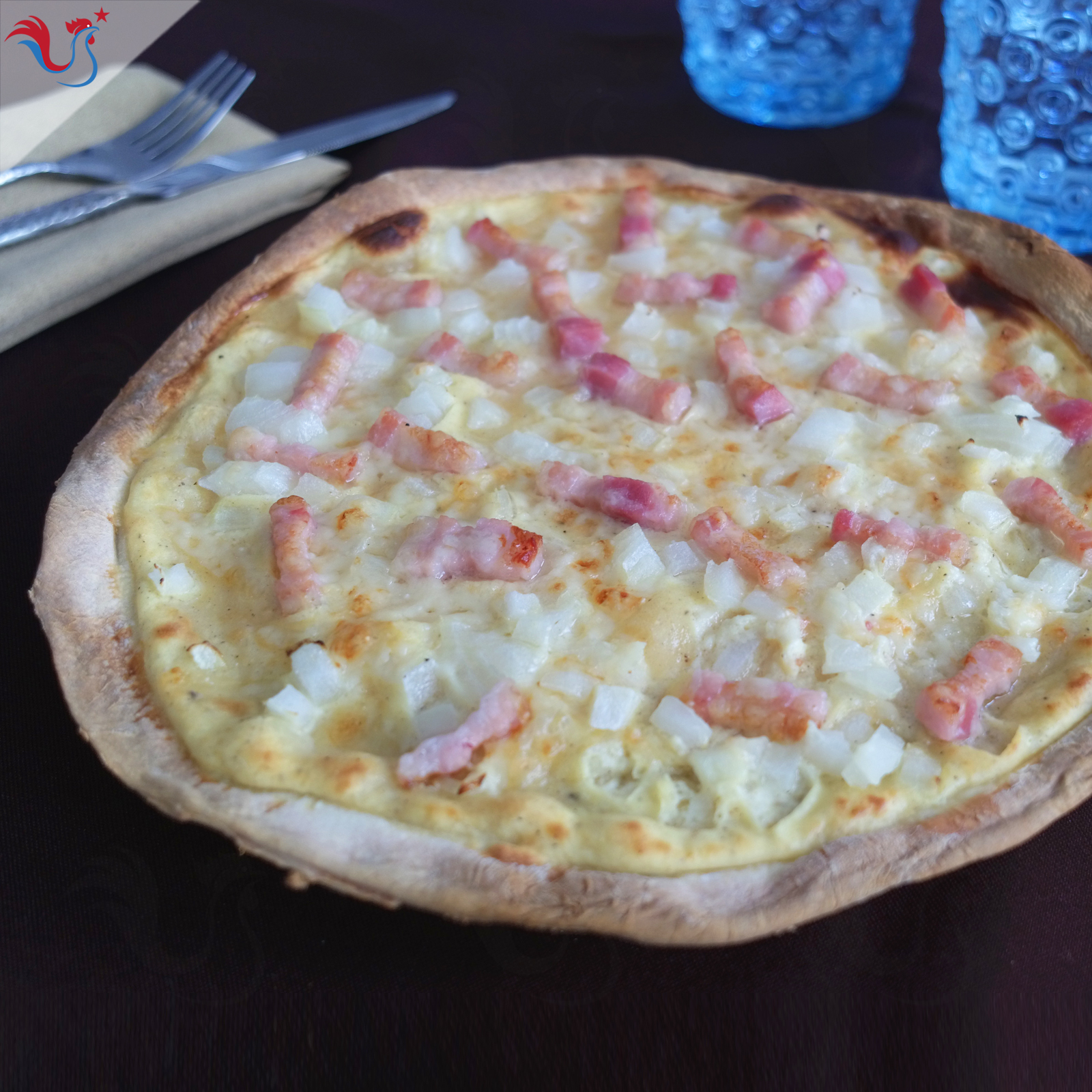 La Tarte Flambée de Jacquy Pfeiffer (Flàmmeküeche Alsacienne)