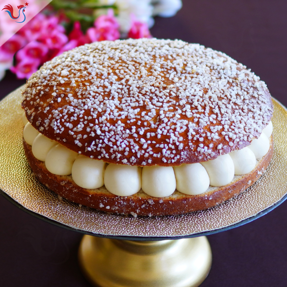 La Tarte Tropézienne Litchi Framboise