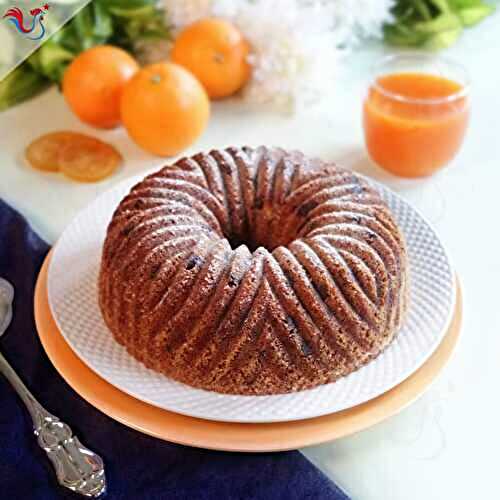 Le Cake Oranges Confites et Chocolat