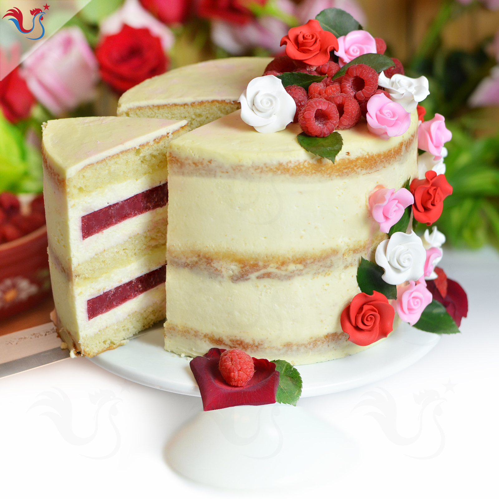 Le Layer Cake Ispahan (Rose Framboise)