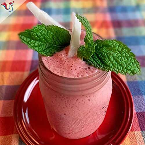 Le Milkshake Fraise Menthe de Christophe Michalak (Comme à Santa Monica)