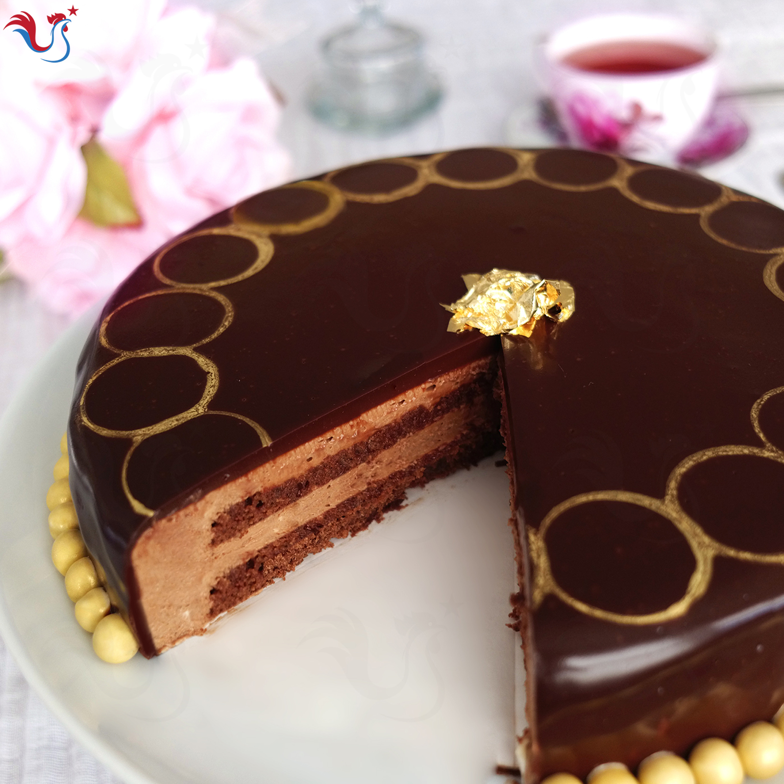 Le Palet d’Or de Thomas Keller (Entremets Chocolat)