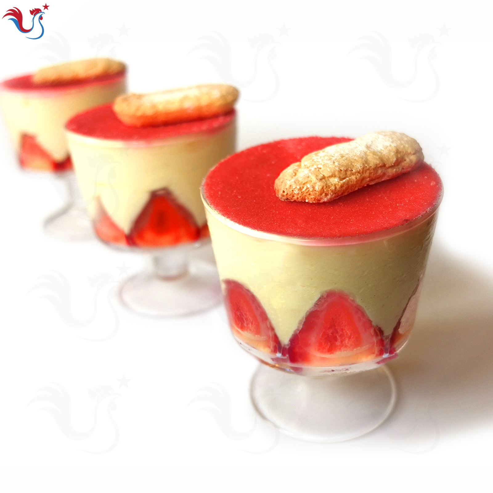 Le Tiramisu aux Fraises de Christophe Felder