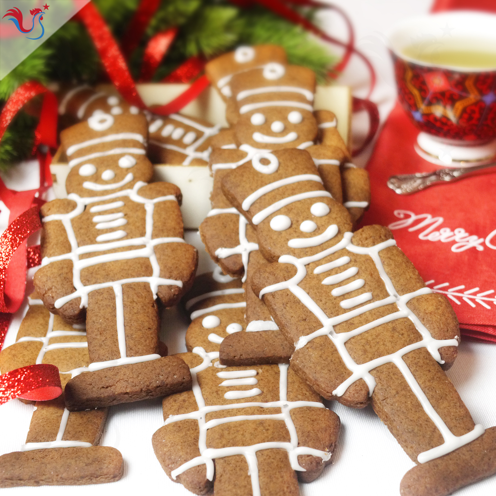 Les Biscuits aux épices de Noël (comme à Cheverny, chez Tintin)