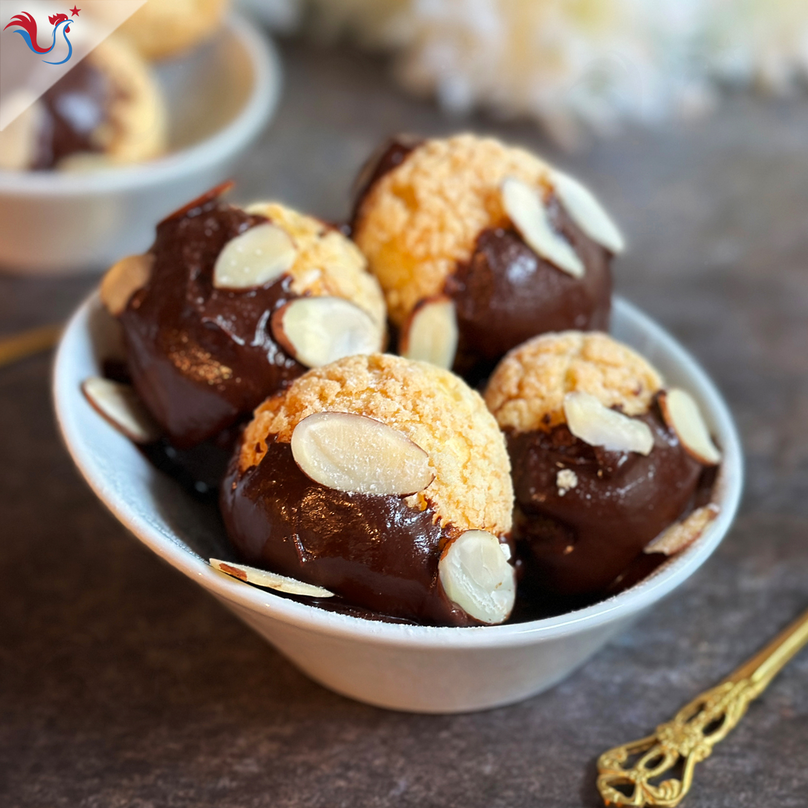 Les Profiteroles Chantilly et Chocolat de Pierre Hermé