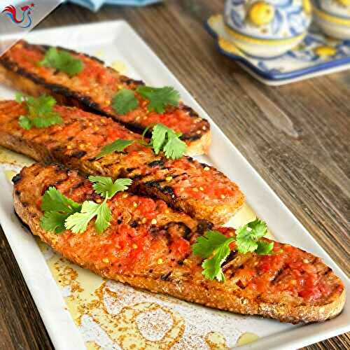 Le Pan con tomate de Catalogne, du chef José Andrés