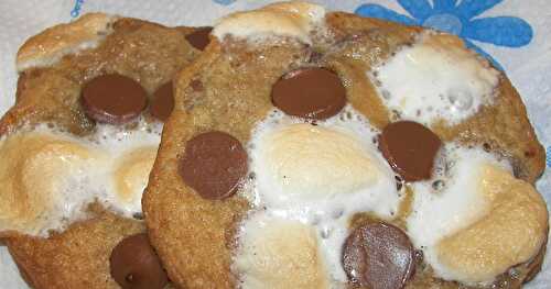 Biscuits S'more au chocolat et à la guimauve grillée