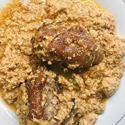 SAUCE PISTACHE AFRICAINE 🇨🇮 (Graines de Courge) Cuisine