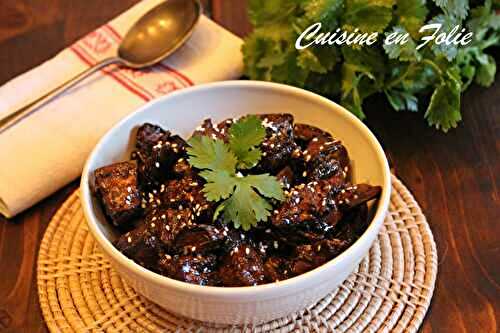 Aubergines rôties à l’asiatique – Cuisson Airfryer