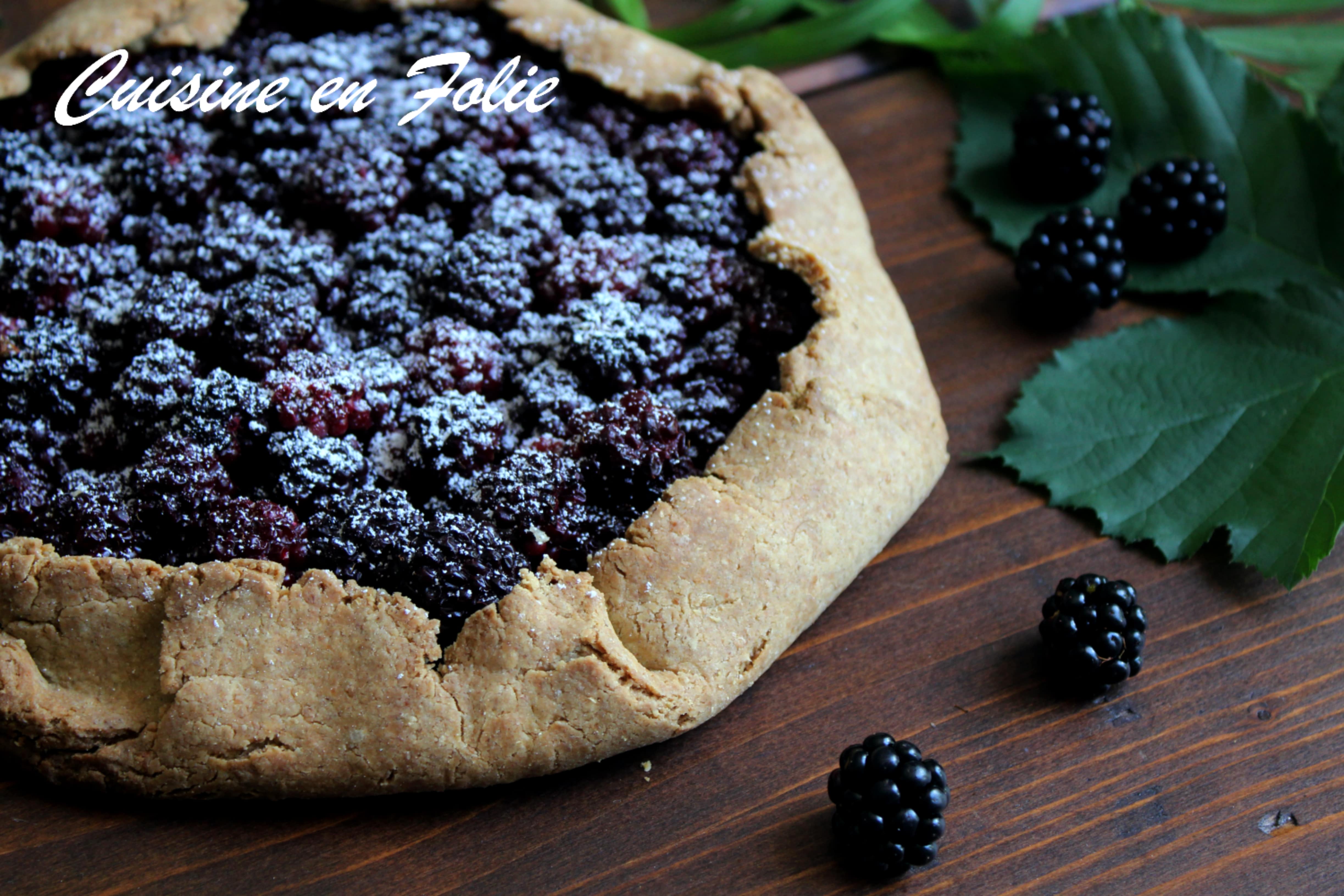 Tarte rustique aux mûres – Recette IG Bas