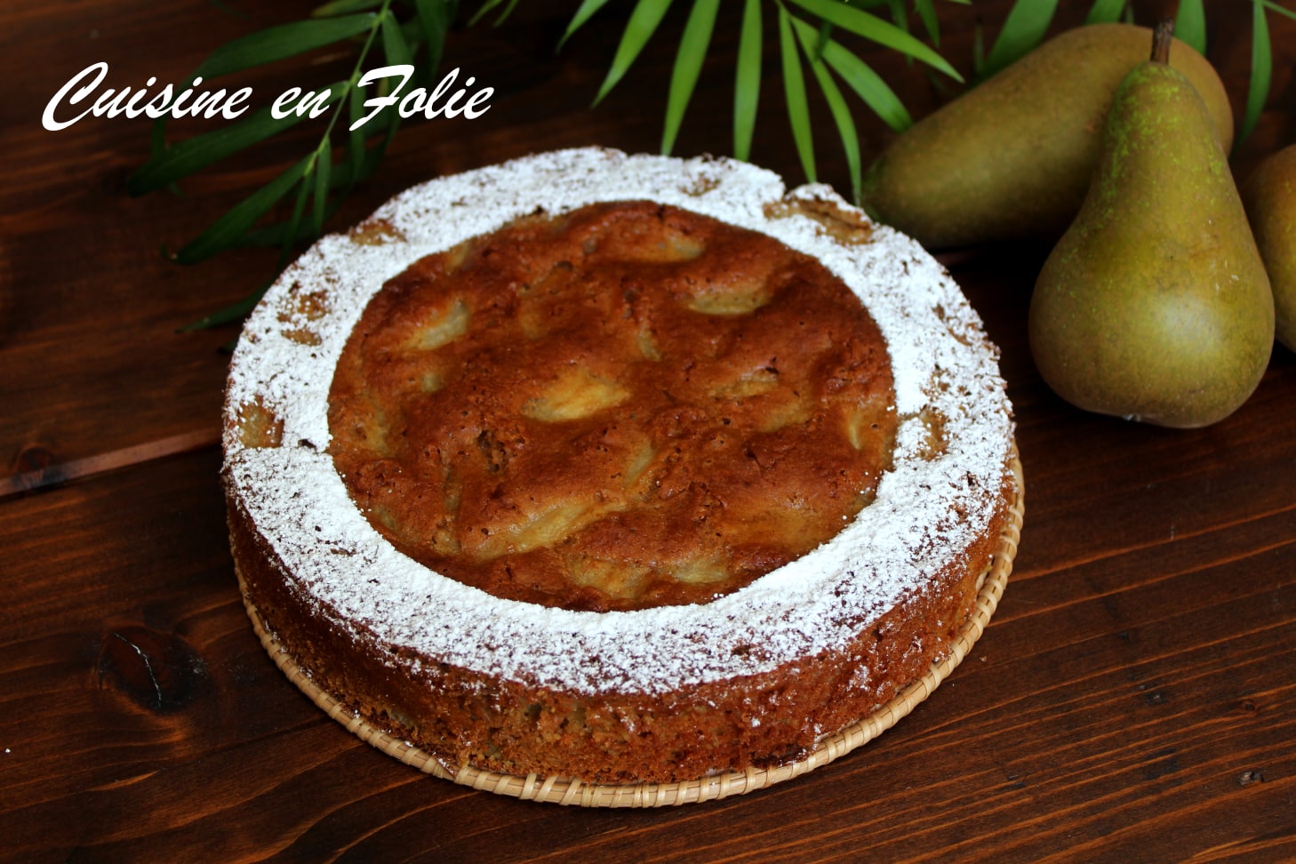 Gâteau aux poires – Recette IG Bas