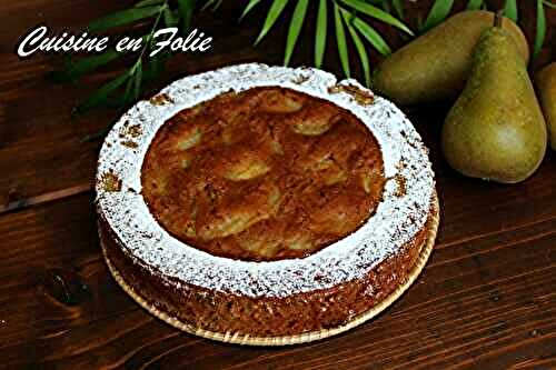 Gâteau aux poires – Recette IG Bas