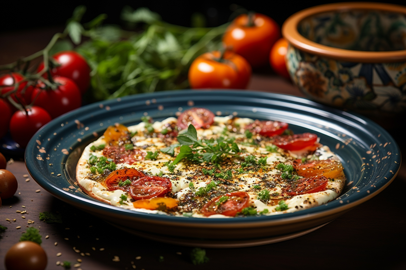 Tarte aux tomates et moutarde à l’ancienne