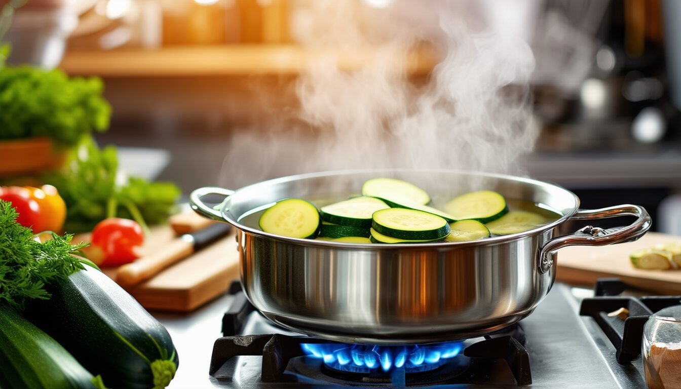 Cuire des Courgettes à l’Eau