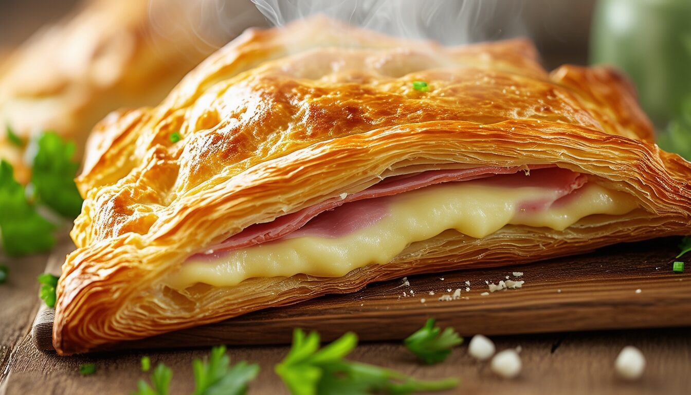 Feuilleté Jambon Fromage