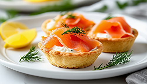 Tartelettes au Saumon Fumé