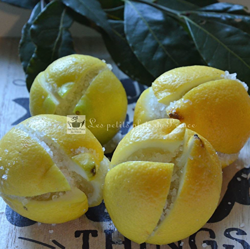 Citrons confits au gros sel