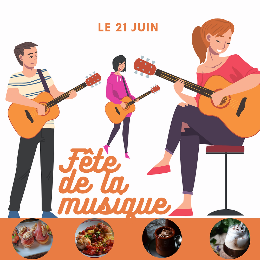 Chansons et Cuisine : ma proposition de menu pour la fête de la Musique