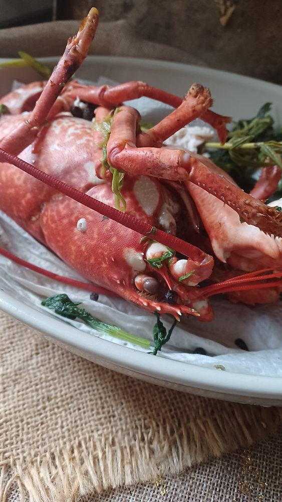 Cuisson du homard au court bouillon