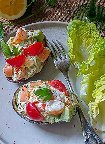 Recette de l'avocat crevettes de Manou