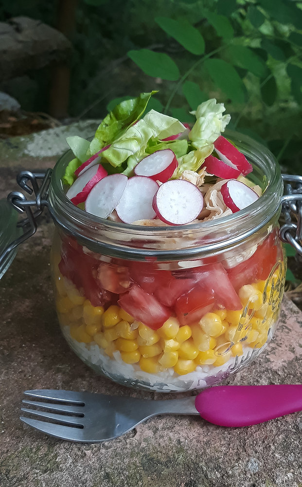 Salad jar : la salade en bocal super tendance !